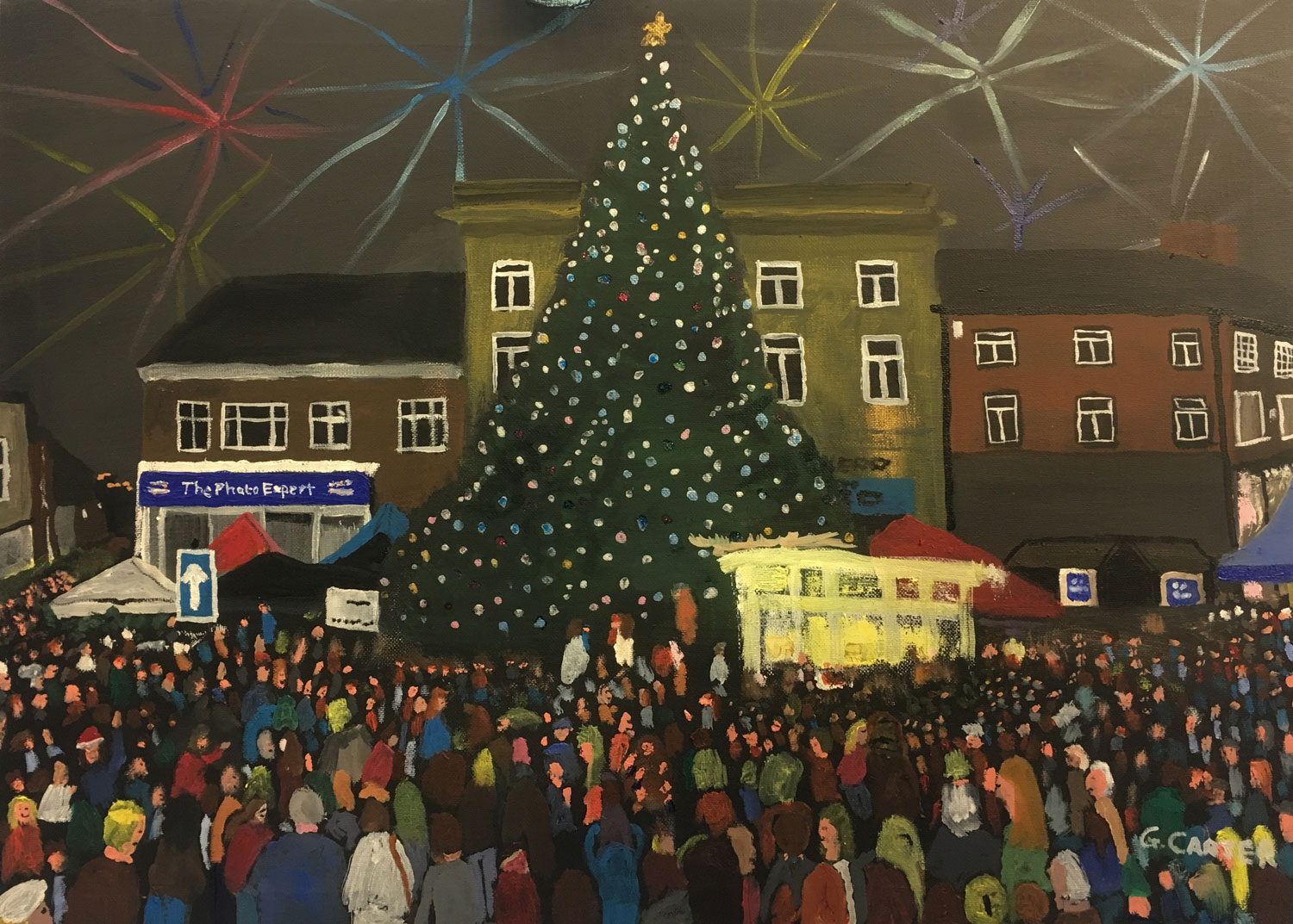 Christmas Lights Switch On Macclesfield